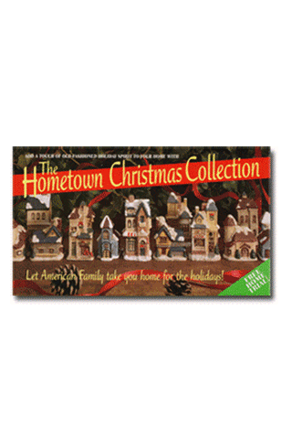 brochure for Christmas collectibles club