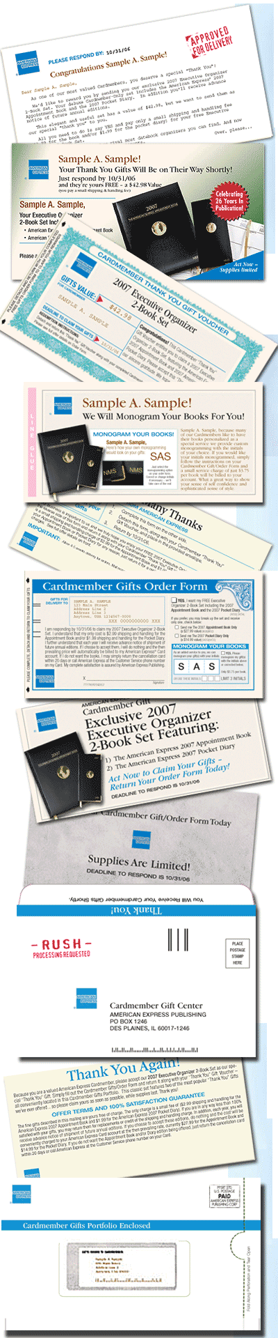 American Express Publishing
Appointment Book & Diary Offer
